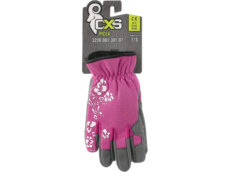 Rukavice PICEA, kombinované, s blistrem, vel. 07