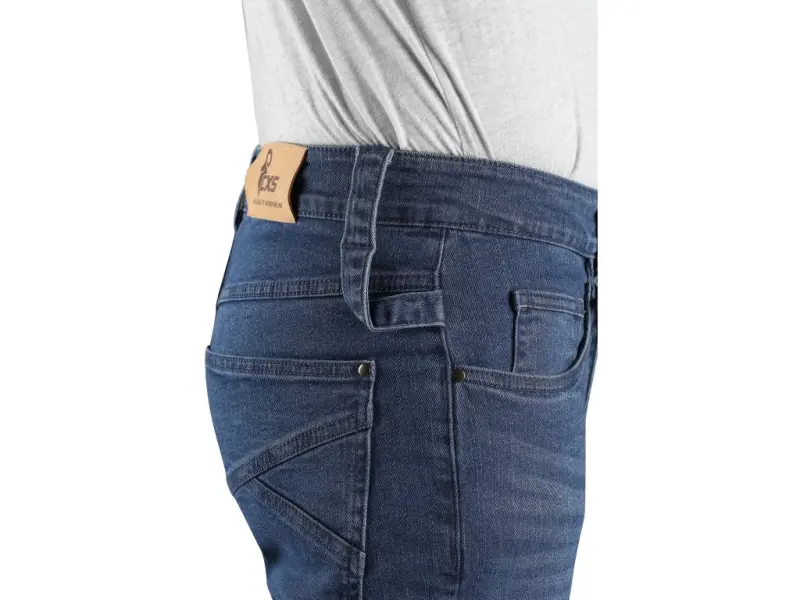 Kalhoty jeans CXS ALBI, pánské, modré, vel. 54