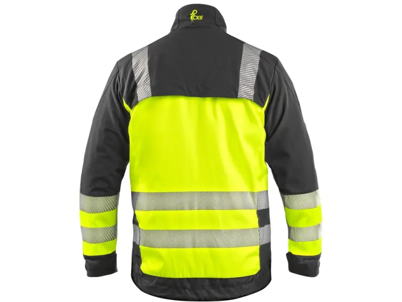 Blůza CXS NAOS HV, pánská, černá-žlutá Hi-Vis, reflexní pruhy, vel. 54