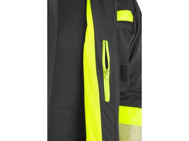 Blůza CXS NAOS HV, pánská, černá-žlutá Hi-Vis, reflexní pruhy, vel. 54