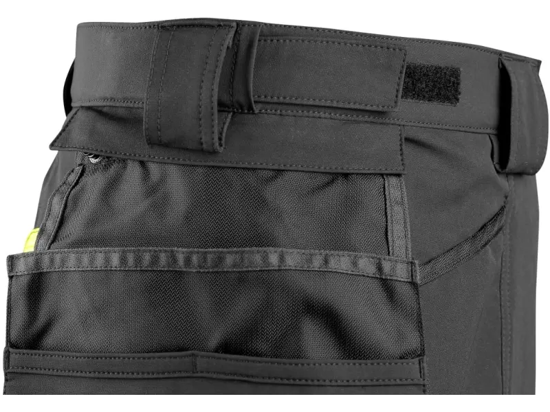 Kalhoty CXS NAOS HV, pánské, černo-žlutá Hi-Vis, reflexní pruhy, vel. 50