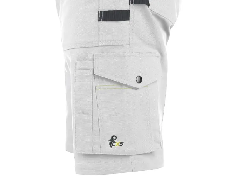 Kraťasy CXS STRETCH pánské, bílo-šedé