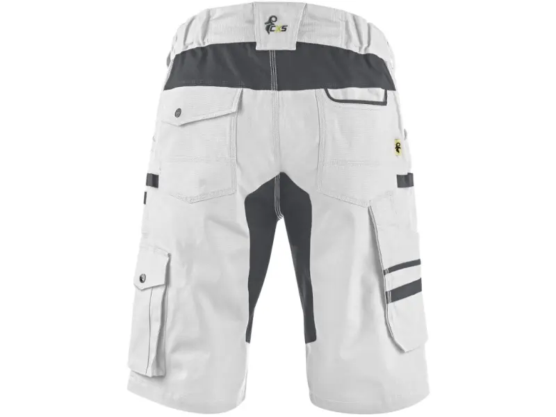 Kraťasy CXS STRETCH pánské, bílo-šedé, vel. 48 Kraťasy CXS STRETCH pánské, bílo-šedé, vel. 48