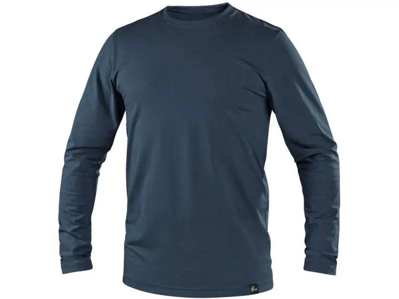 Tričko CXS SIMON, dlouhý rukáv, tmavě modré, vel. 2XL