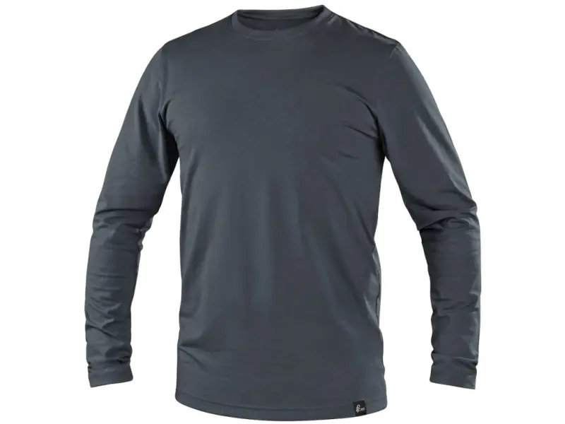Tričko CXS SIMON, dlouhý rukáv, antracitové, vel. 3XL