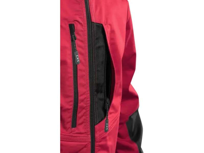 Blůza CXS SOLIS, pánská, červeno-černá, vel. 48