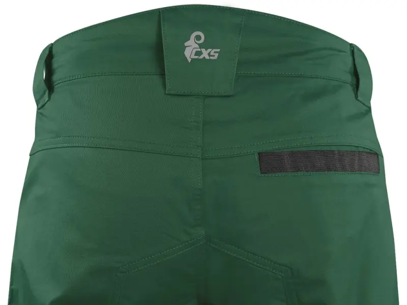 Kalhoty CXS SOLIS pánské, zeleno-černé, vel. 56