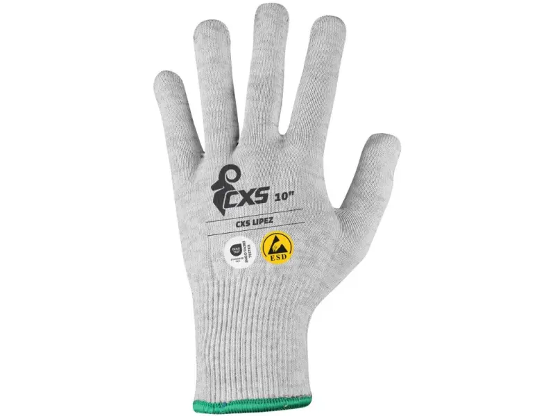 Rukavice CXS LIPEZ, antistatické, ESD, vel. 11