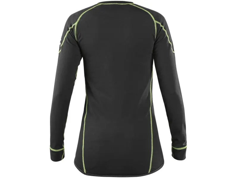 Tričko REWARD, funkční, dlouhý rukáv, dámské, černo-zelené, vel. L Tričko REWARD, funkční, dlouhý rukáv, dámské, černo-zelené, vel. L