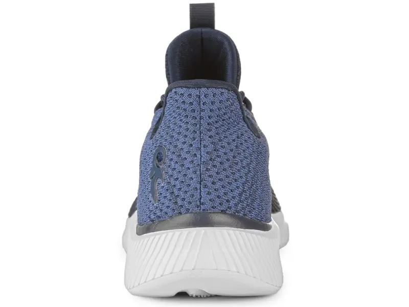 Obuv polobotka CXS BARBADOS, modro-bílá, vel. 39