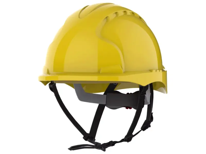 Ochranná přilba JSP EVO3 LINESMAN, upínání na kolečko, žlutá