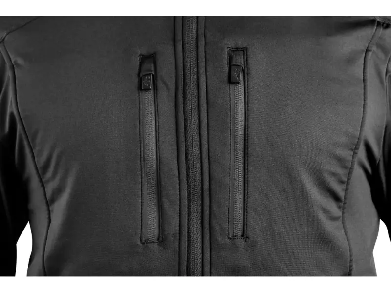 Mikina CXS LEONIS, černá s HV modro/červenými doplňky, vel. 3XL Mikina CXS LEONIS, černá s HV modro/červenými doplňky, vel. 3XL