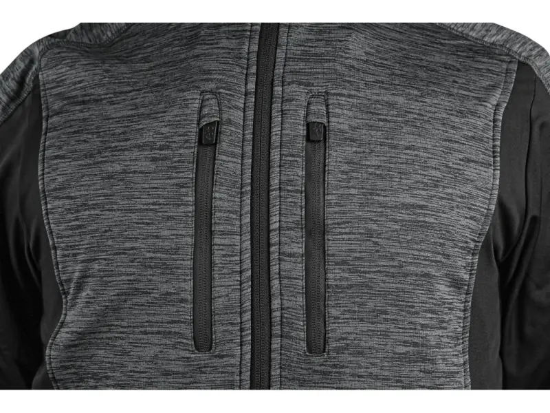 Mikina CXS LEONIS, šedo - černá, vel. 4XL Mikina CXS LEONIS, šedo - černá, vel. 4XL