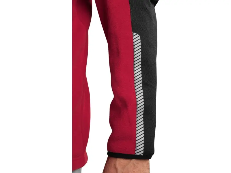 Bunda CXS 4ENVI SOLIS, pánská, fleecová, červeno-černá, vel. L