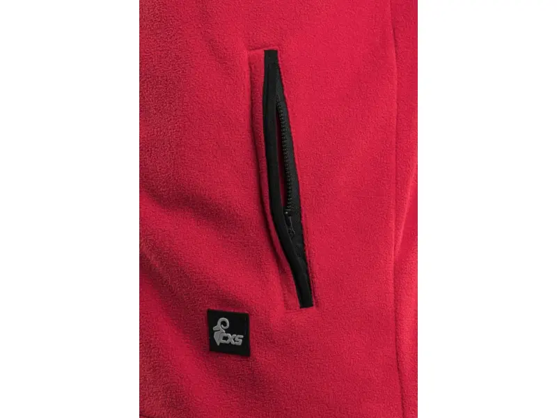 Bunda CXS 4ENVI SOLIS, pánská, fleecová, červeno-černá, vel. XL