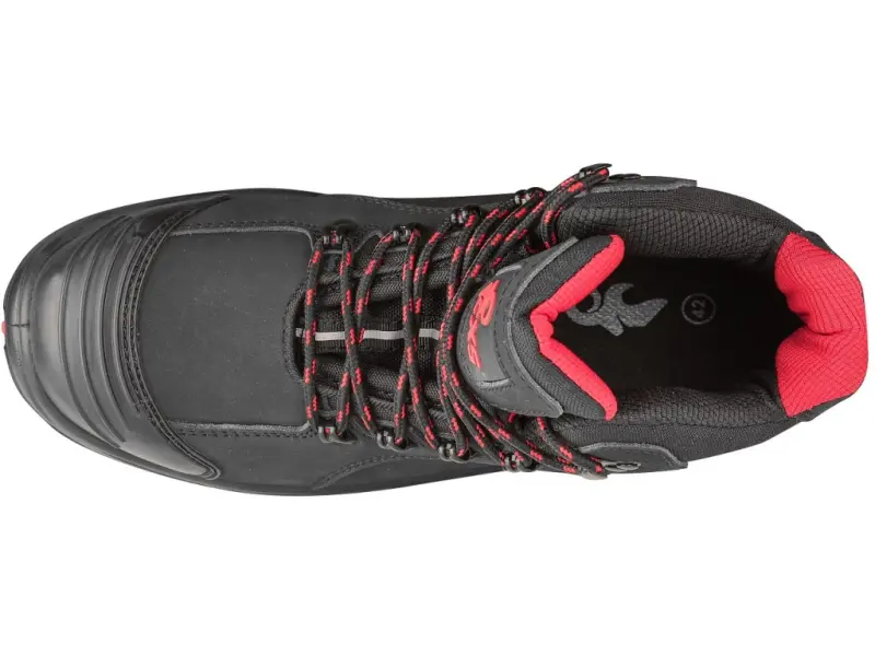 Trezwik CXS ROCK DIORIT S3, kolor czarno-czerwony, roz. 39