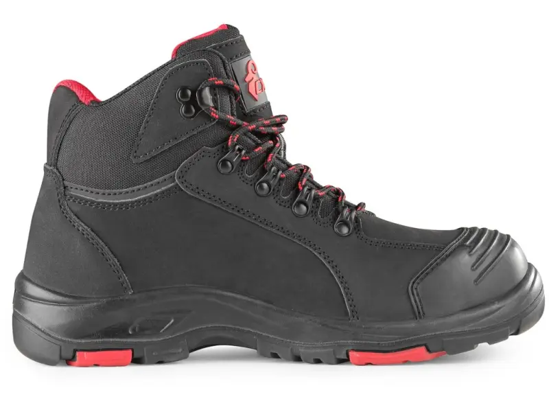 Trezwik CXS ROCK DIORIT S3, kolor czarno-czerwony, roz. 43