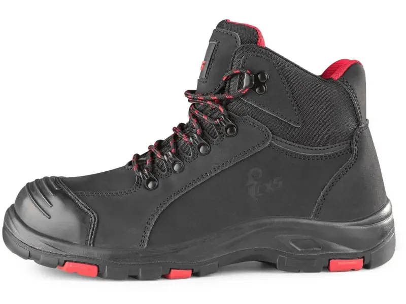 Trezwik CXS ROCK DIORIT S3, kolor czarno-czerwony, roz. 44