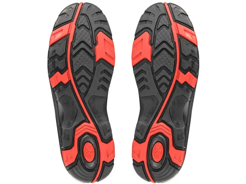 Obuv CXS ROCK APLIT S3, polobotka, černo-červená
