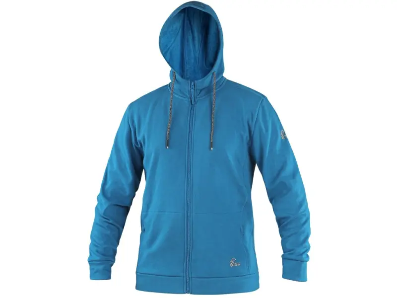 Mikina CXS HARRISON, pánská, středně modrá, vel. 3XL Mikina CXS HARRISON, pánská, středně modrá, vel. 3XL