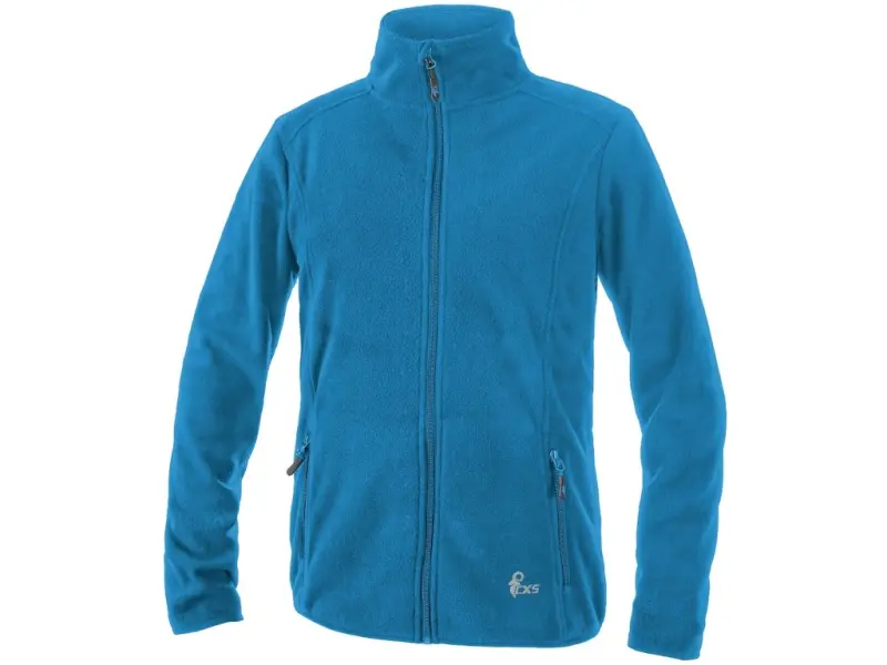 Mikina CXS GRANBY CHILD, dětská, fleece, azurově modrá, vel. 140