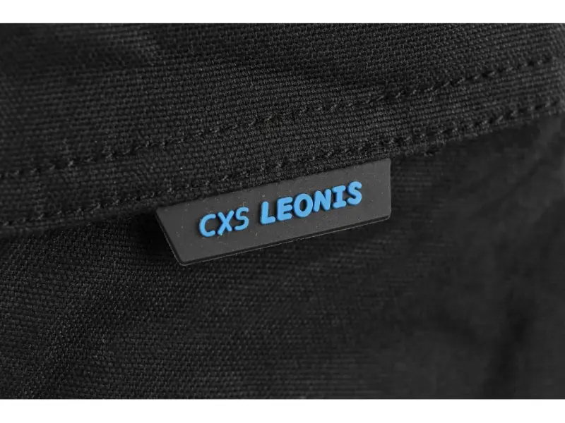 Kraťasy CXS LEONIS, pánské, černé s modro/červenými doplňky, vel. 62