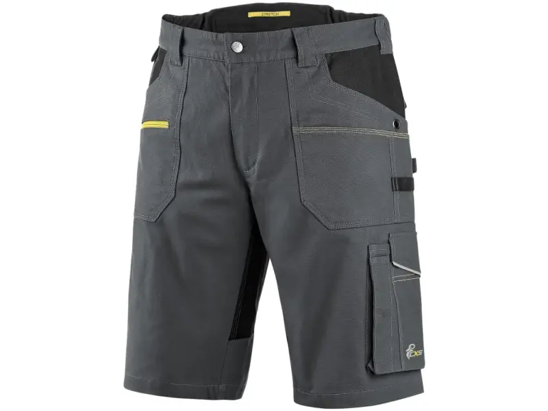 Szorty CXS STRETCH, męskie, kolor ciemnoszaro-czarny, roz. 54 Szorty CXS STRETCH, męskie, kolor ciemnoszaro-czarny, roz. 54