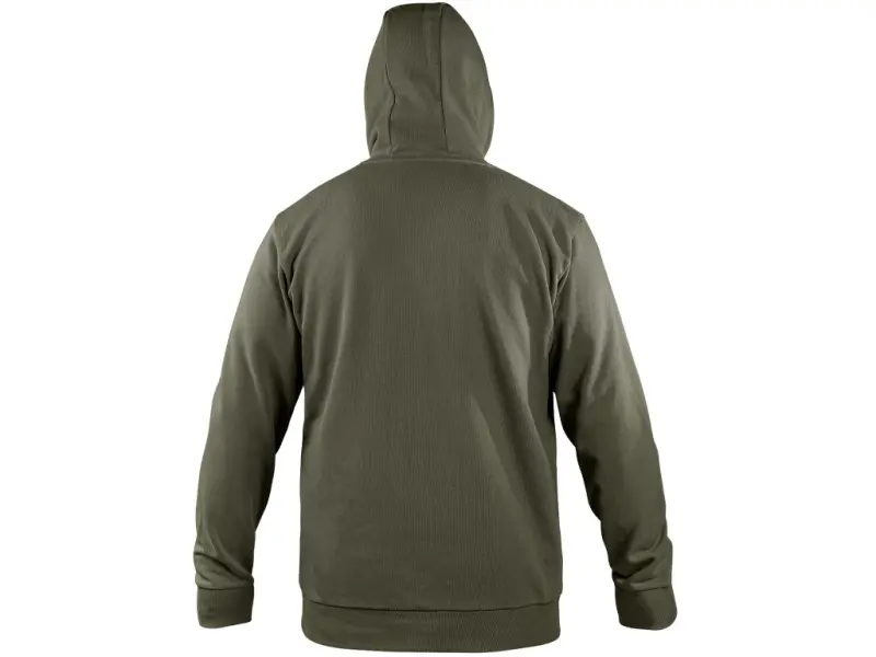Mikina s kapucí CXS ALTON, khaki, vel. 2XL