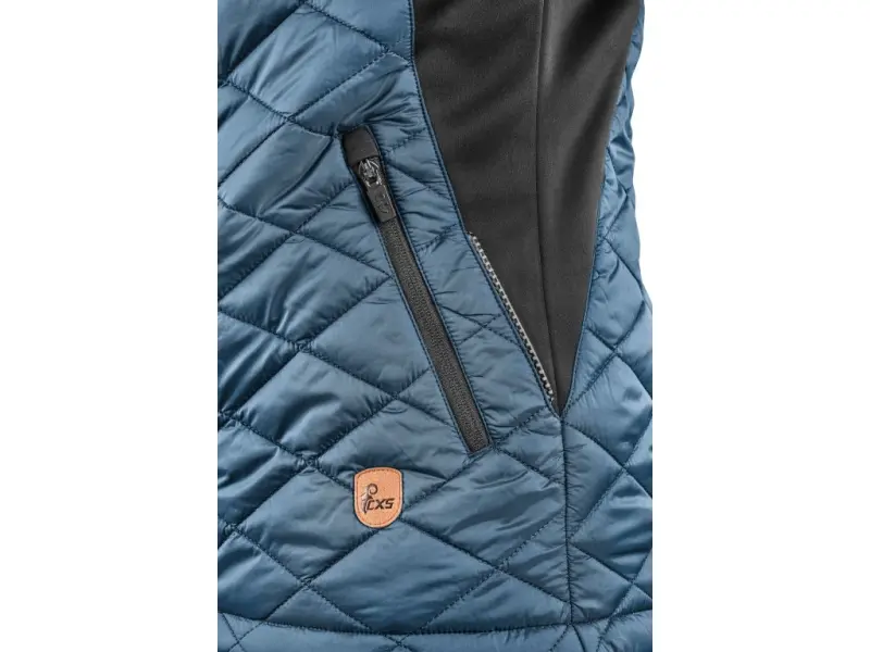 Bunda CXS MALIBU, pánská, ocelově modro-černá, vel. 2XL