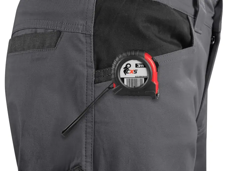 Kraťasy CXS SOLIS FLEX, pánské, šedo-černé