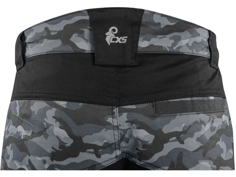 Kraťasy CXS SOLIS FLEX, pánské, maskáčovo-černé, vel. 60