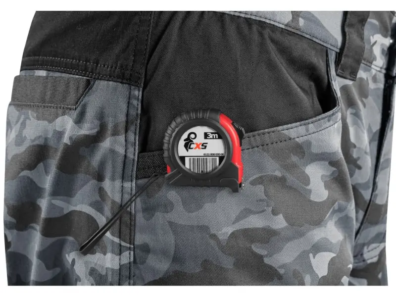 Kraťasy CXS SOLIS FLEX, pánské, maskáčovo-černé, vel. 60