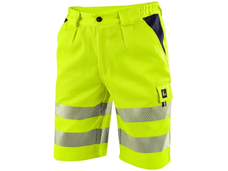 Kraťasy CXS NORWICH výstražné, pánské, žluto-modré, vel. 56