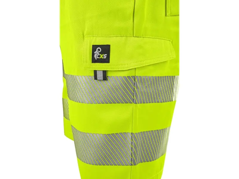 Kraťasy CXS NORWICH výstražné, pánské, žluto-modré, vel. 56