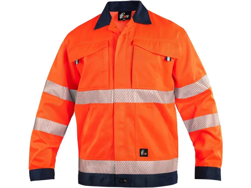 Blůza CXS NORWICH, výstražná, pánská, oranžovo - modrá, vel. 52