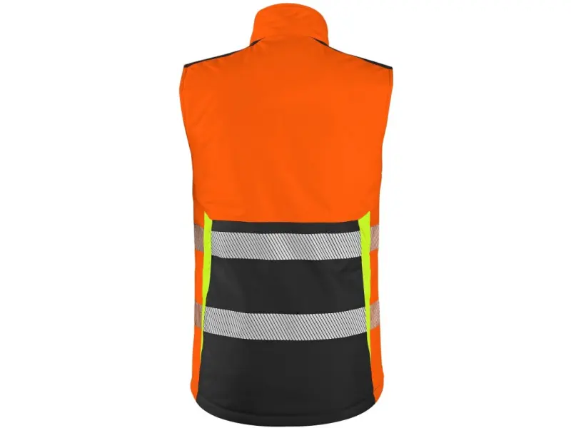 Vesta CXS BENSON, pánská, výstražná, zateplená, oranžovo-černá, vel. 3XL