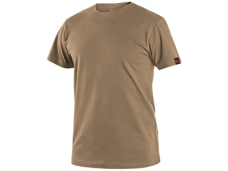 Tričko CXS NOLAN, krátký rukáv, béžové, vel. 3XL