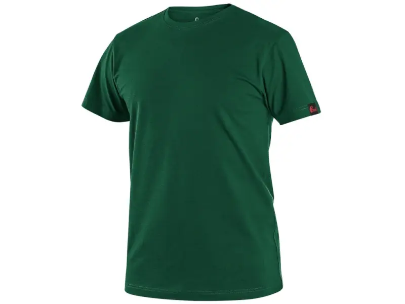 Tričko CXS NOLAN, krátký rukáv, láhvově zelené, vel. 3XL