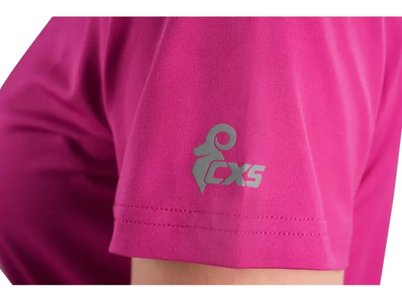 Tričko CXS MOVADO, funkční, krátký rukáv, dámské, růžové. vel. 3XL