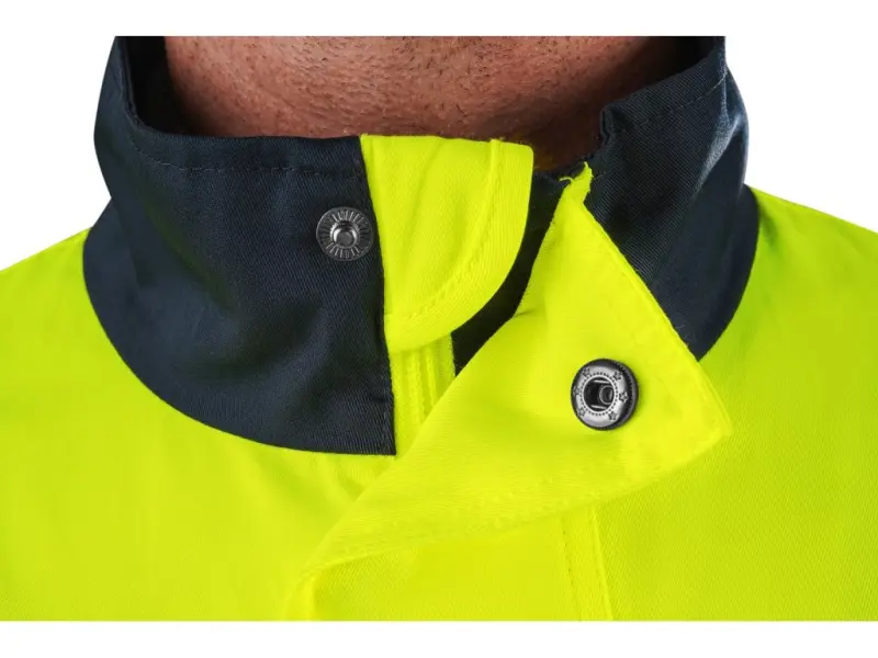 Blůza CXS HALIFAX, pánská, výstražná se síťovinou, žluto-modrá, vel. 46