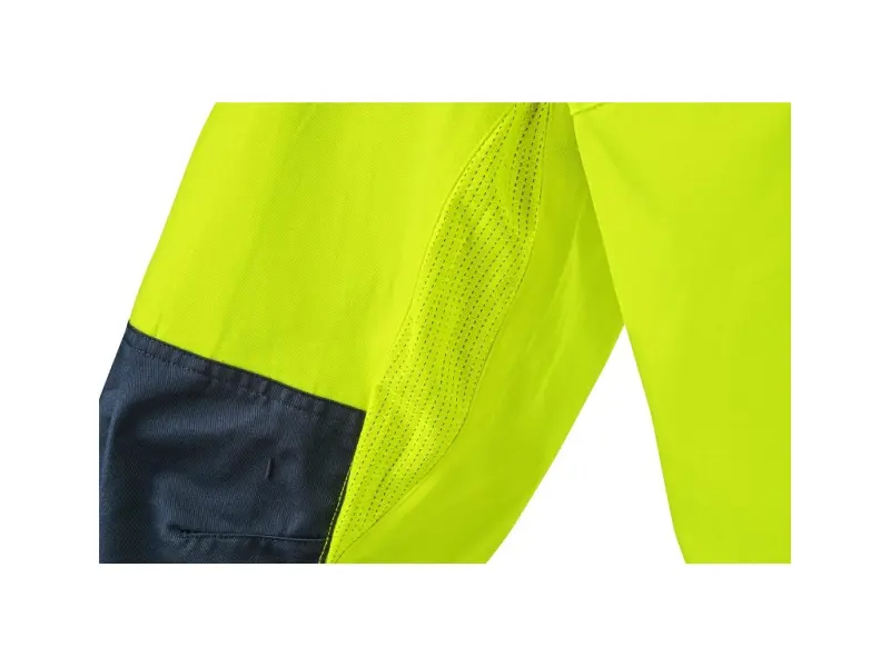 Kalhoty CXS HALIFAX, pánské, výstražné se síťovinou, žluto-modré, vel. 52