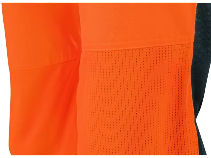 Kalhoty CXS HALIFAX, pánské, výstražné se síťovinou, oranžovo-modré, vel. 54