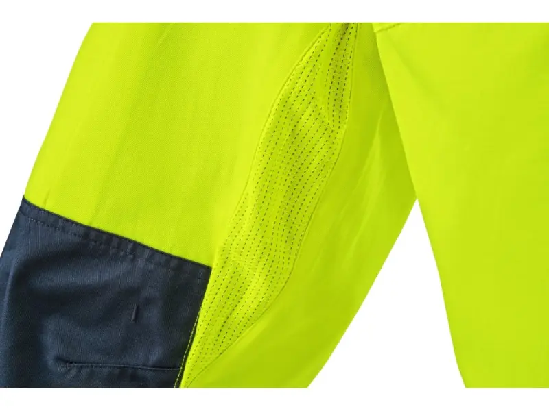 Zahradníky CXS HALIFAX, pánské, výstražné se síťovinou, žluto-modré