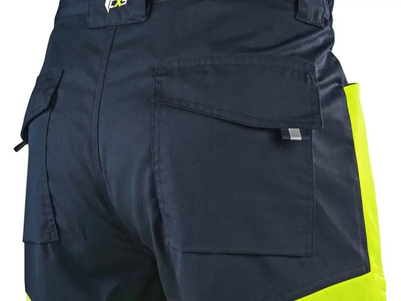 Zahradníky CXS HALIFAX, pánské, výstražné se síťovinou, žluto-modré, vel. 52