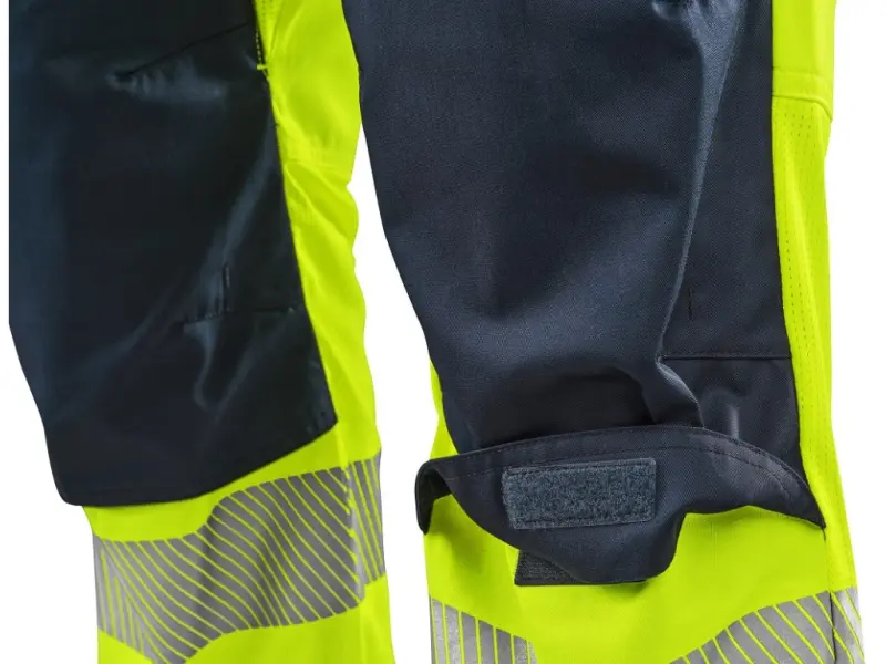 Zahradníky CXS HALIFAX, pánské, výstražné se síťovinou, žluto-modré, vel. 60