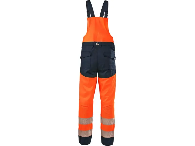 Zahradníky CXS HALIFAX, pánské, výstražné se síťovinou, oranžovo-modré, vel. 62