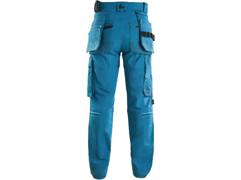 Kalhoty CXS LEONIS, pánské, stř. modré s černými doplňky, vel. 52