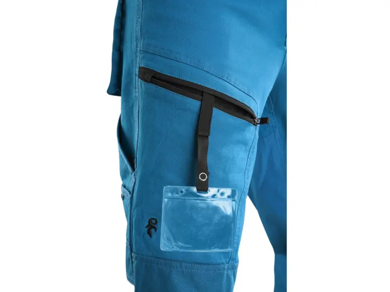 Kalhoty CXS LEONIS, pánské, stř. modré s černými doplňky, vel. 54