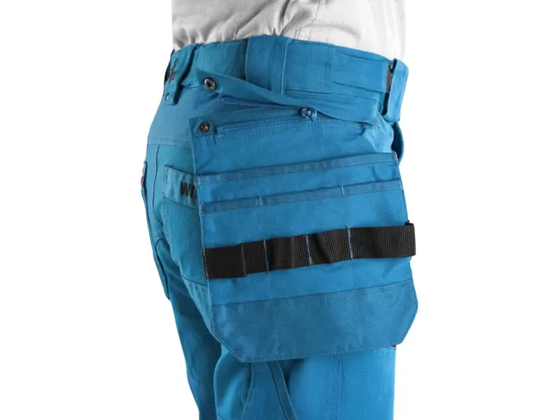 Kalhoty CXS LEONIS, pánské, stř. modré s černými doplňky, vel. 58