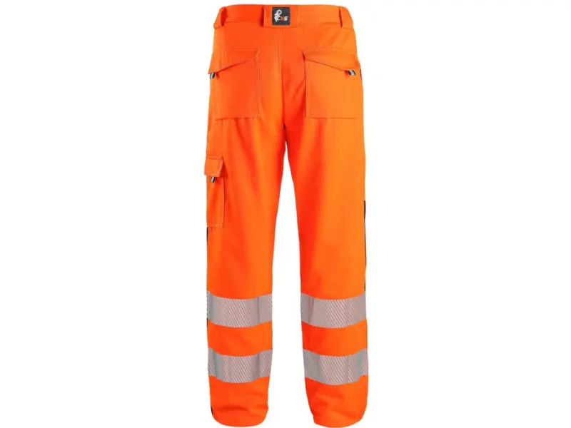 Kalhoty CXS NORWICH, 170-176cm, výstražné, pánské, oranžovo-modré, vel. 64
